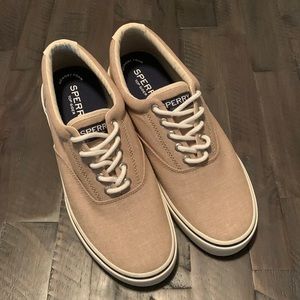 Sperry Men’s Halyard Sneaker-Size 10.5- Khaki